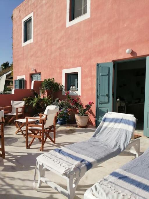 Casa Dei Melograni At Vourlidia Leros Villa Vromolithos Luaran gambar